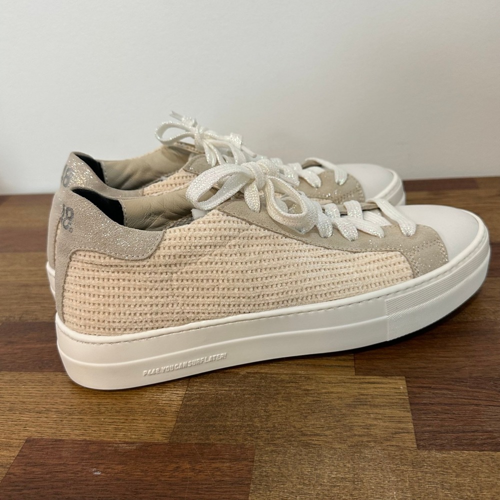 P448 Womens Thea Pachi Platform Sneaker EU 40 NWT $ 298 Lace Up Low Top - Picture 4 of 11